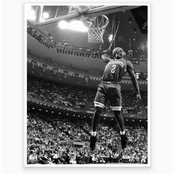 LARRY JOHNSON 8.5x11 OLD SCHOOL ULTRA GLOSSY BASKETBALL 7 POSTER BUNDLE SET!🔥 - Picture 3 of 7